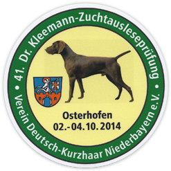 Logo 41.Dr Kleemann Zuchtausleseprfung 2014 in Osterhofen