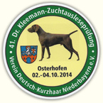 Logo 41.Dr Kleemann Zuchtausleseprfung 2014 in Osterhofen